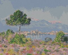 ZUTY Diamantové maľovanie - ANTIBES PRI POHĽADE Z PLATEAU NOTRE-DAME (CLAUDE MONET) 40x50 cm NO