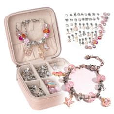 Cool Mango Charmy - DIY Charms Bracelet Set - Súprava na výrobu šperkov, korálkový náramok, DIY kúzelný náramok