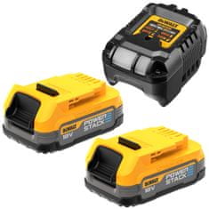 DeWalt Nabíjačka 10,8-18V 2x 18V 1,7Ah batérie POWERSTACK DCBP034 DCB1102E2