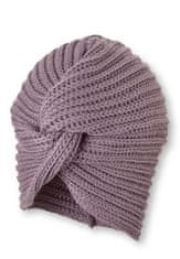 Sterntaler Turban pletený s uzlom purple dievča veľ. 49 cm- 12-18 m