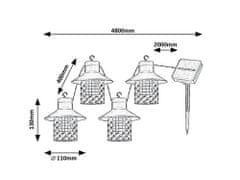 Rabalux XIMPU LED solarná lampa 77003