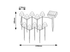 Rabalux SKADAR LED solárna lampa 77007