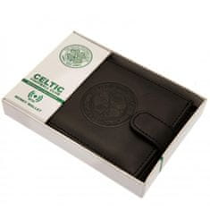 FOREVER COLLECTIBLES Pánska kožená bezpečnostná peňaženka CELTIC F.C. RFID