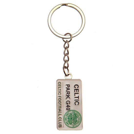 FOREVER COLLECTIBLES Kovový prívesok na kľúče CELTIC F.C. Street Sign Keyring