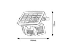 Rabalux LIHULL LED solárna lampa 77020