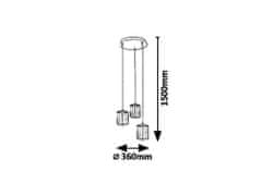 Rabalux DELICE LED závesné svietidlo 5027