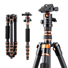 K&F Concept BA225C1 Carbon statív/monopod s hlavou