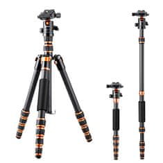 K&F Concept BA225C1 Carbon statív/monopod s hlavou