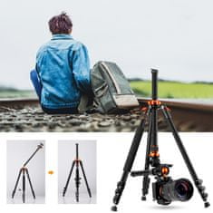 K&F Concept K234 A6 statív/monopod s hlavou a priečnym stĺpikom 200cm