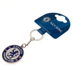 FAN SHOP SLOVAKIA Kovový prívesok Chelsea FC, farebný znak klubu, priemer 4,5 cm