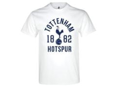 FAN SHOP SLOVAKIA Tričko Tottenham Hotspur FC, 1882, biele, modrý znak, 100% bavlna | M