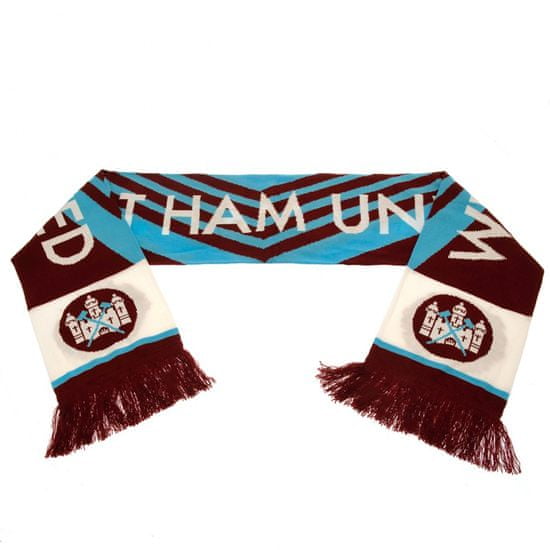 FOREVER COLLECTIBLES Šál pre fanúšikov WEST HAM UNITED F.C. Retro 1976 Scarf