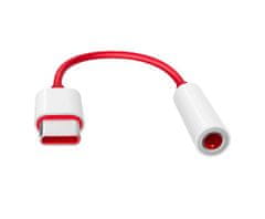 OnePlus Adaptér Type-C na 3,5 mm červený (Bulk)