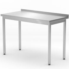 shumee Nástenný stôl na pracovnú dosku s okrajom Budget Line STEEL 800 x 600 x 850 mm - Hendi 817193