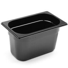 shumee GN 1/4 gastronádoba z čierneho polykarbonátu 265x162x150mm 4L Hendi 862612