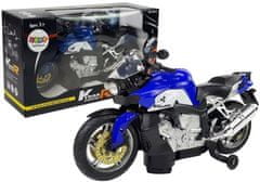 Lean-toys Batéria Motocykel modrá