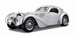 BBurago 1:24 Bugatti Atlantic strieborná