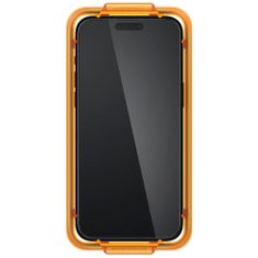 Spigen TVRDENÉ SKLO SPIGEN ALM GLASS FC 2 BALENIE IPHONE 15 ČIERNA