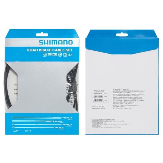 Shimano Y80098011 - sada brzdového vedenia, cestná, čierna