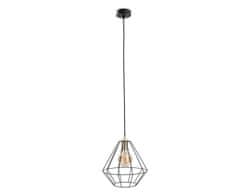 Vidaxl Závesné svietidlo 1xE27 FARO BLACK /GOLD