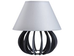 Vidaxl Nočná lampa 1xE27 NORA GREY 937