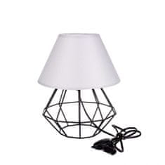 Vidaxl Nočná lampa 1xE27 PATI BLACK/GREY II