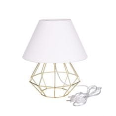 Vidaxl Nočná lampa 1xE27 PATI GOLD/WHITE