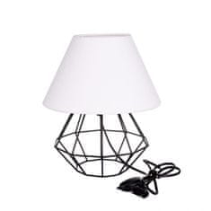 Vidaxl Nočná lampa 1xE27 PATI BLACK/WHITE