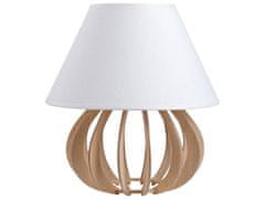 Vidaxl Nočná lampa 1xE27 NORA NATURAL WHITE 933