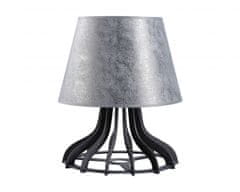 Vidaxl Nočná lampa 1xE27 LUCIO SILVER 960