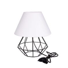 Vidaxl Nočná lampa 1xE27 PATI BLACK/WHITE II