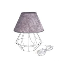 Vidaxl Nočná lampa 1xE27 PATI SILVER/GREY