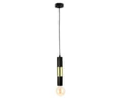 Vidaxl Závesné svietidlo 1xE27 MAGNUM BULB BLACK/GOLD