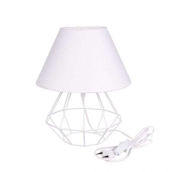 Vidaxl Nočná lampa 1xE27 PATI WHITE/WHITE II