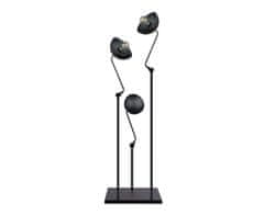 Vidaxl 3xE27 Stojaca lampa JUNONA BLACK