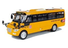 Lean-toys Kovový školský autobus s natiahnutým motorom