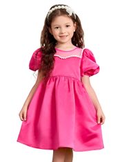 EXCELLENT Rozprávkové šaty s perlami veľkosť 110 - Ružová princezná