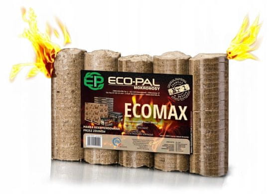 Eco-Pal Drevené brikety do krbu Ecomax 6 kg