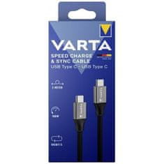 VARTA USB kábel, USB-C - USB-C, 2 m, 57936101111