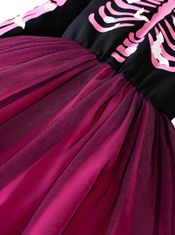 EXCELLENT Karnevalové šaty s tutu sukňou veľkosť 110 - Kostra