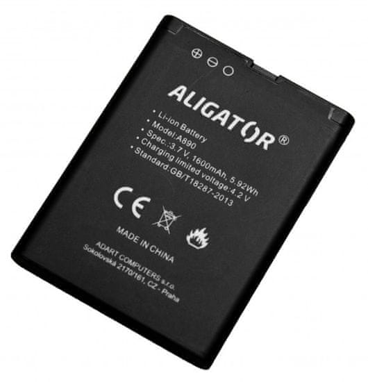 Aligator batéria A890/A900, Li-Ion 1600 mAh