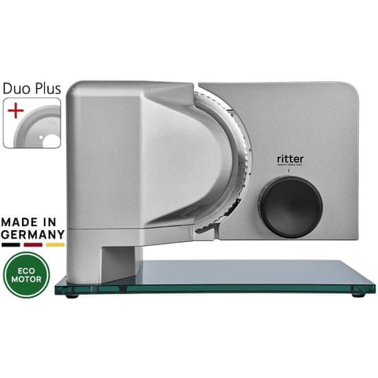 Ritter Elektrický krájač potravín Ritter Sinus 2 Duo-Plus strieborný