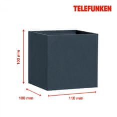 BRILONER BRILONER TELEFUNKEN LED vonkajšie svietidlo 11 cm 2x7W 600lm antracit IP44 TF 303405TF