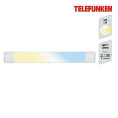 BRILONER BRILONER TELEFUNKEN LED CCT skrinkové svietidlo 60 cm 18W 2100lm biele TF 202506TF