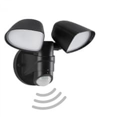 BRILONER BRILONER TELEFUNKEN LED vonkajšie bodové svietidlo so snímačom, 21,8 cm, 20 W, čierna TF 304605TF