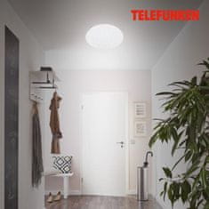 BRILONER BRILONER TELEFUNKEN LED stropné svietidlo s čidlom, priemer. 38 cm, 24 W, biele TF 601806TF
