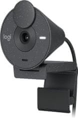 Logitech Brio 300 (960-001436), šedá