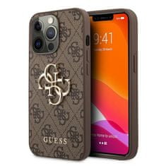 Guess Zadný kryt 4G Big Metal Logo GUHCP13X4GMGBR pre Iphone 13 Pro Max Brown