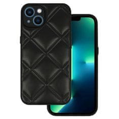 TopQ  Kožené 3D puzdro pre Iphone 13 design 3 black