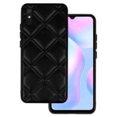 TopQ  Kožené 3D puzdro pre Xiaomi Redmi 9A design 3 black